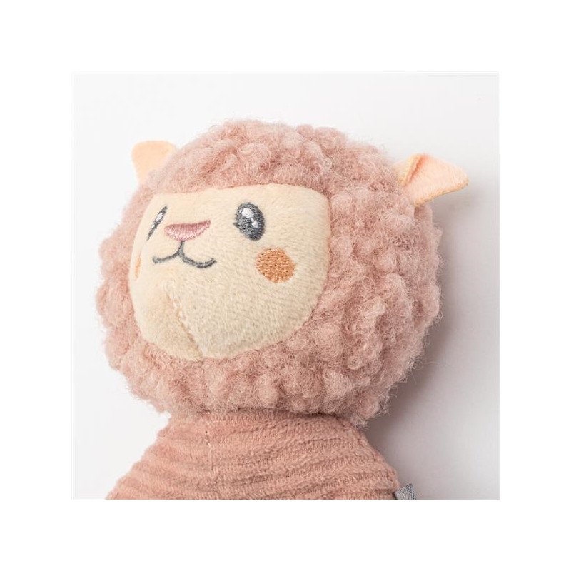 Detská plyšová hrkálka New Baby Lama