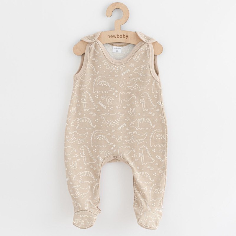 Dojčenské dupačky New Baby Classic II Uni 3ks béžové