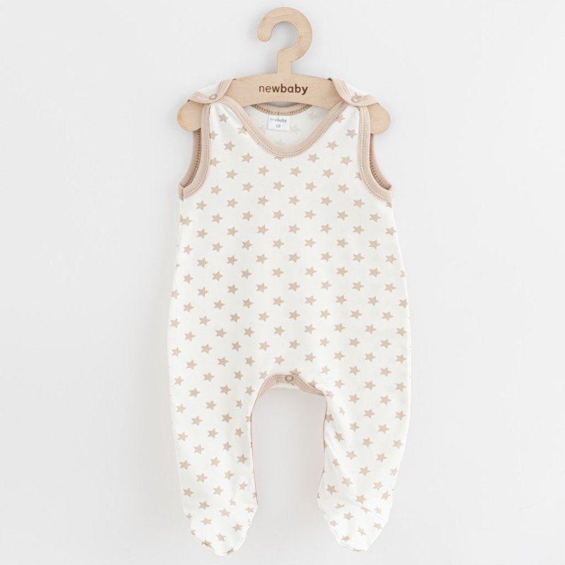 Dojčenské dupačky New Baby Classic II Uni 3ks béžové