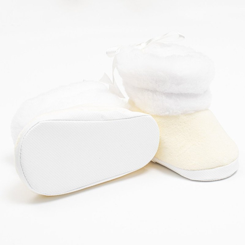 Dojčenské zimné kozačky New Baby béžové 6-12 m