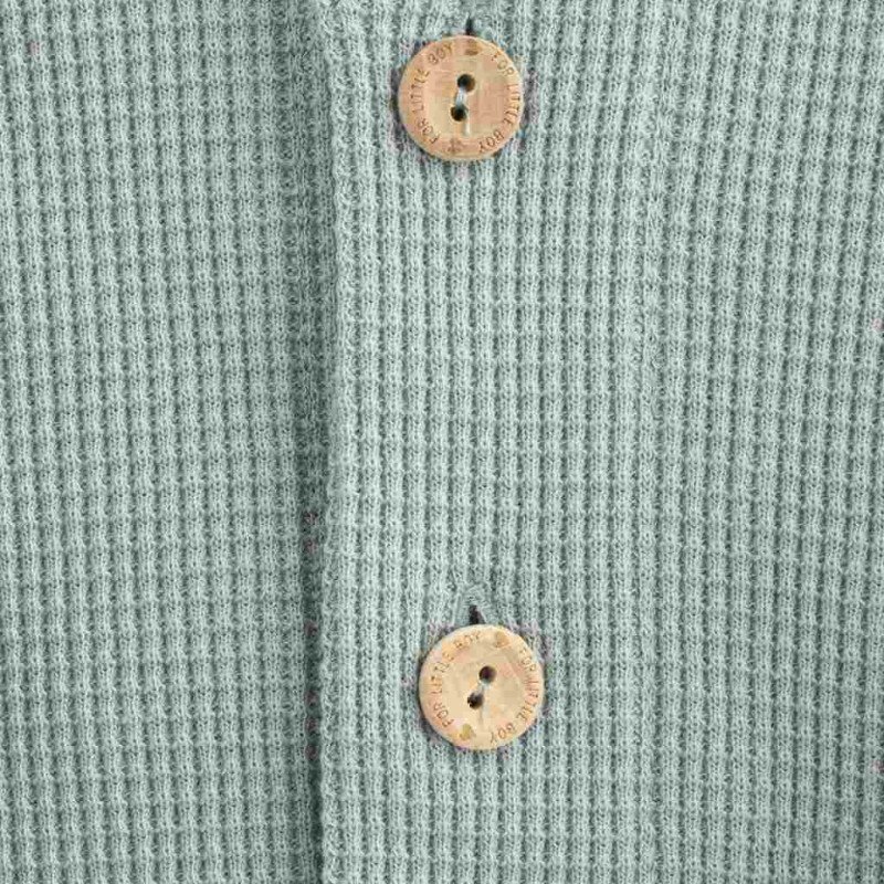 Dojčenský kabátik na gombíky New Baby Luxury clothing Laura sivý