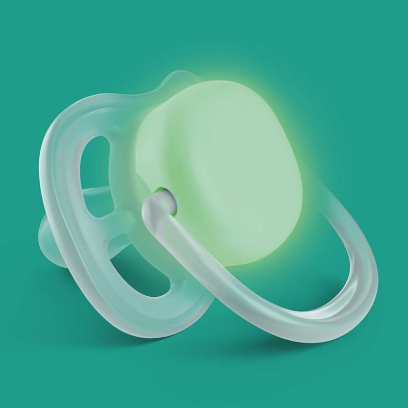 Dojčenský cumlík Ultra air Night Avent 0-6 mesiacov - 2 ks dievča