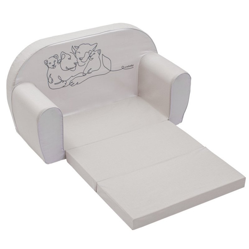 Detská rozkladacia pohovka New Baby Lion Family