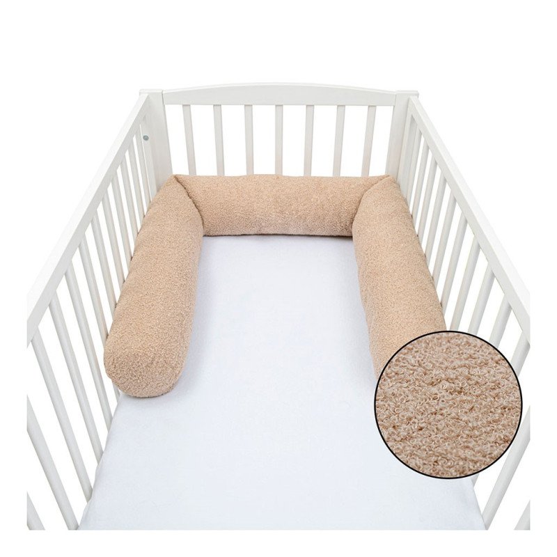 Mantinel do postieľky valec 3v1 New Baby Teddy béžový