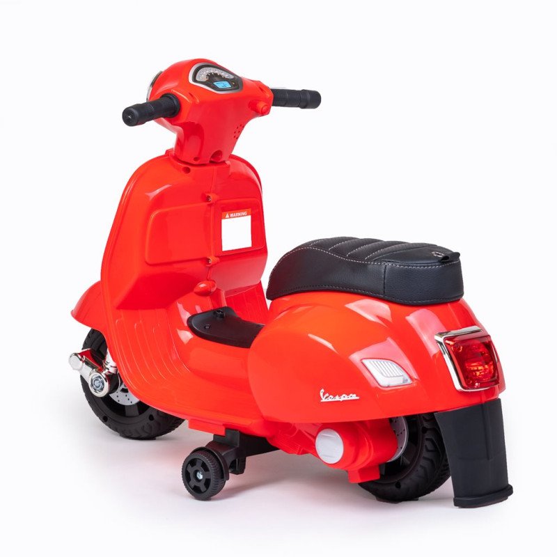 Detská elektrická motorka Baby Mix Vespa červená