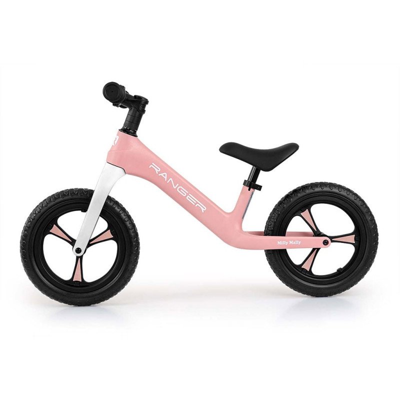Detský balančný bicykel Milly Mally Ranger Pink