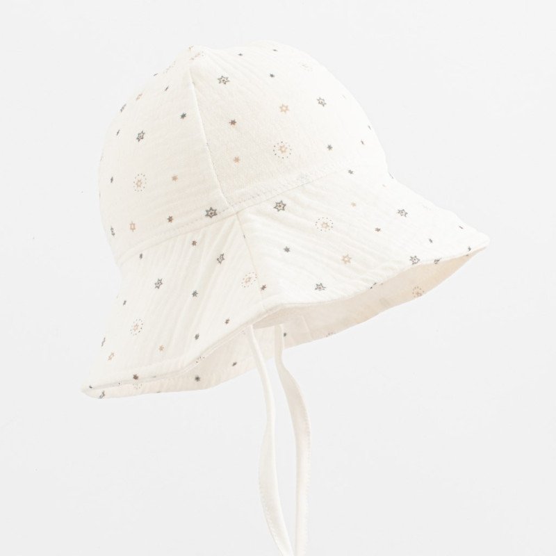 Dojčenský mušelínový klobúčik New Baby Zora