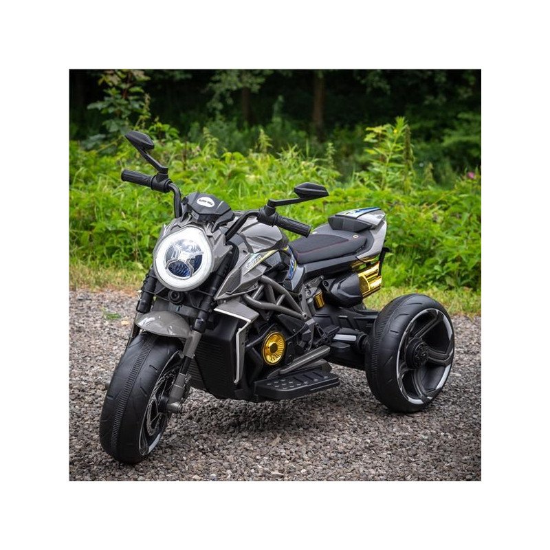 Detská elektrická motorka Baby Mix Calabre čierna