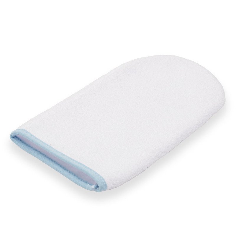 Detská froté osuška s kapuckou New Baby BASIC 100x100 bielo-modrá