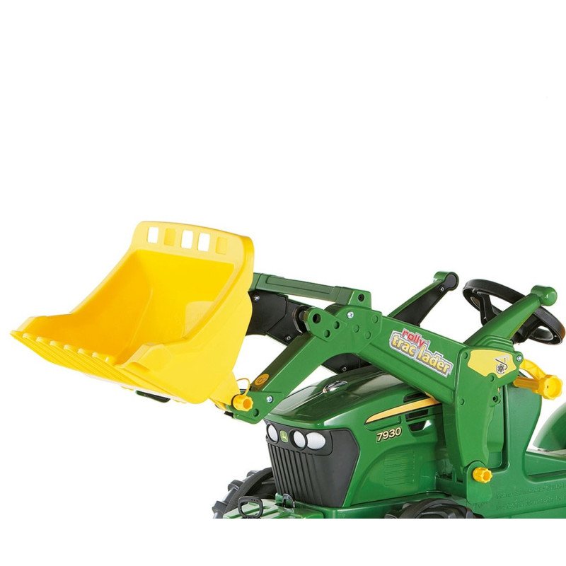 Šliapací traktor nakladač Rolly Toys John Deere Farmtrac zelený