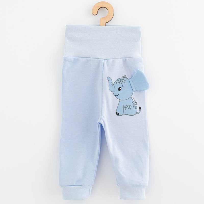 Dojčenská súprava tričko a tepláčky New Baby Happy Elephant blue
