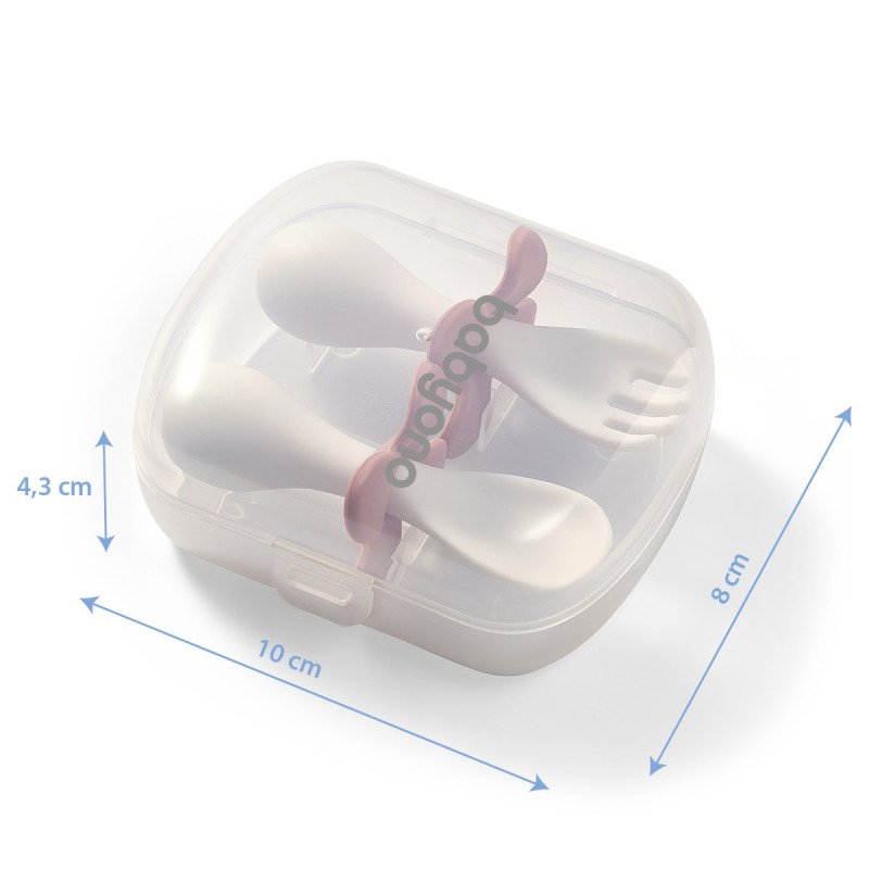 Ergonomický príbor pre deti Baby Ono bielomodrý