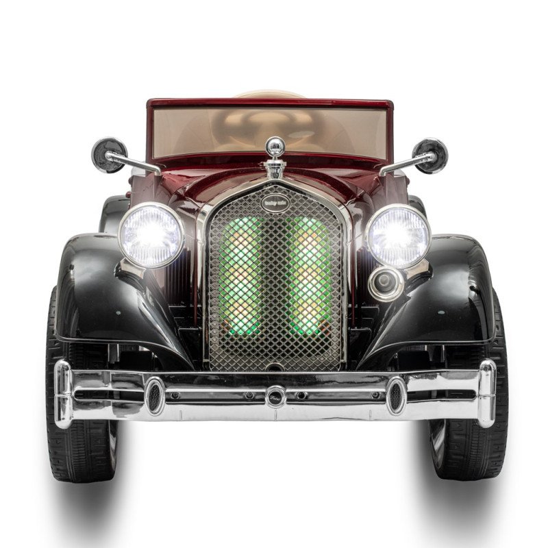 Elektrické autíčko Retro 4x4 Baby Mix lakované červené