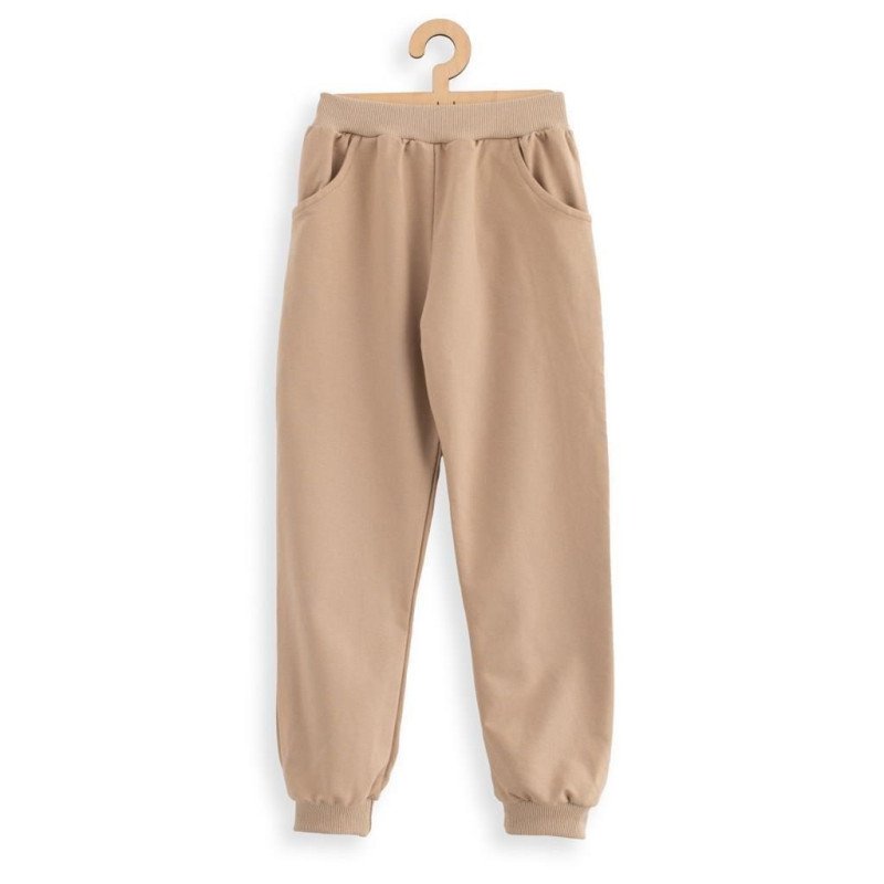 Detské tepláky New Baby Kindergarten hnedá