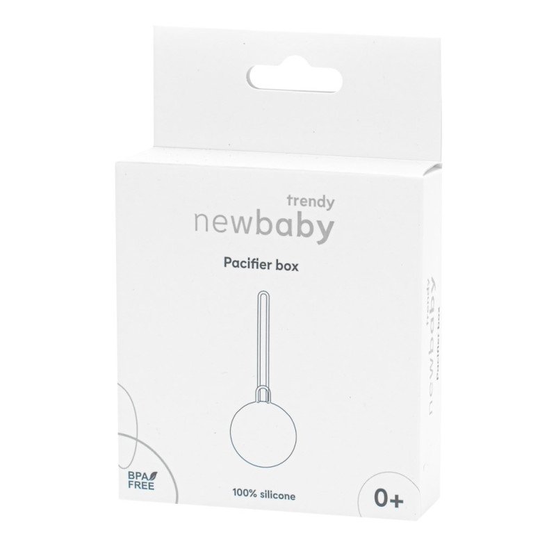 Silikónový kryt na cumlík New Baby hnedá