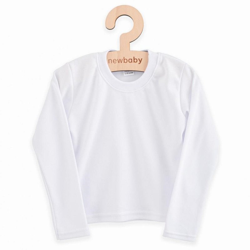 Detske bavlnené tričko s dlhým rukávom New Baby