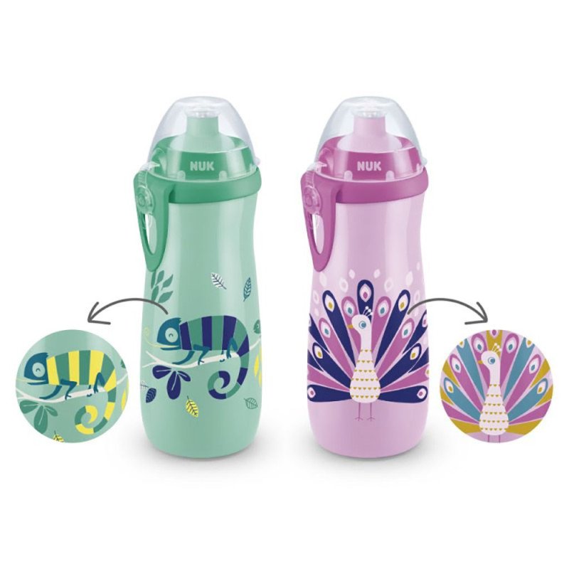 Detská fľaša NUK Sports Cup Chameleon  450 ml