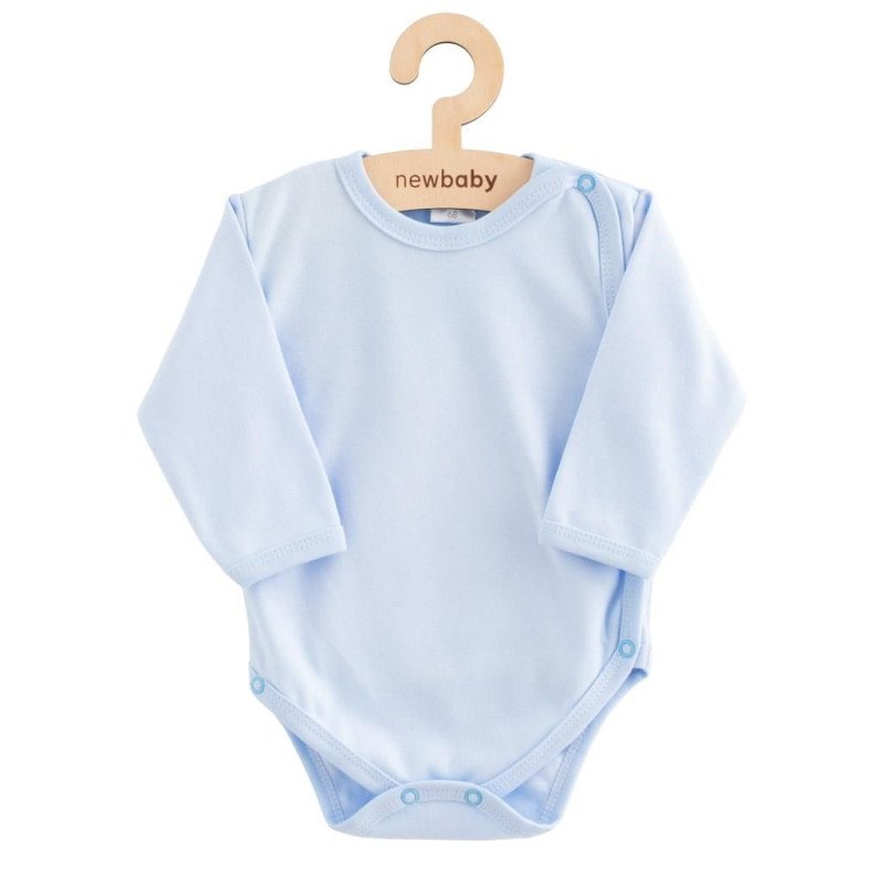 Dojčenské body celorozopínacie New Baby Classic II modré