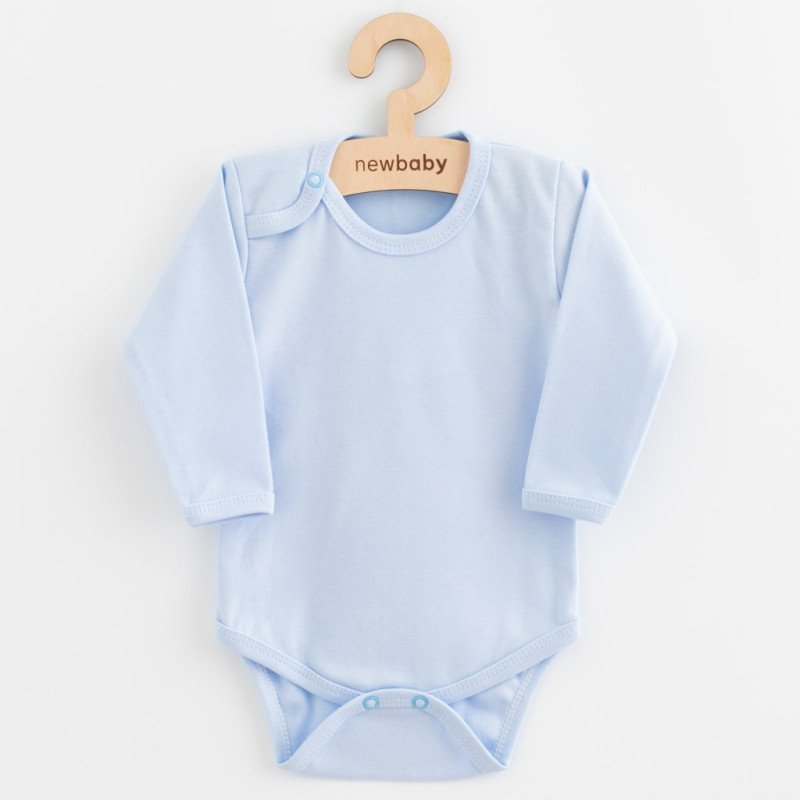 Dojčenské body celorozopínacie New Baby Classic II modré