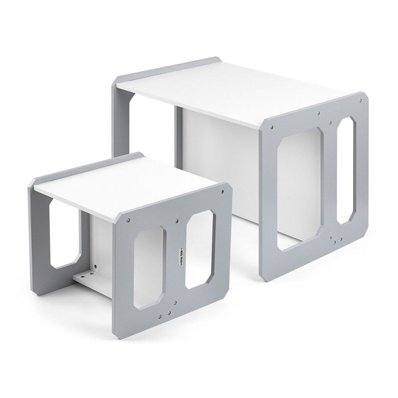 Súprava nábytku Milly Mally Stella 3v1 stôl a stolička Grey