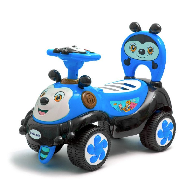 BAZÁRIK Detské odrážadlo so zvukom Baby Mix Happy Bee modré