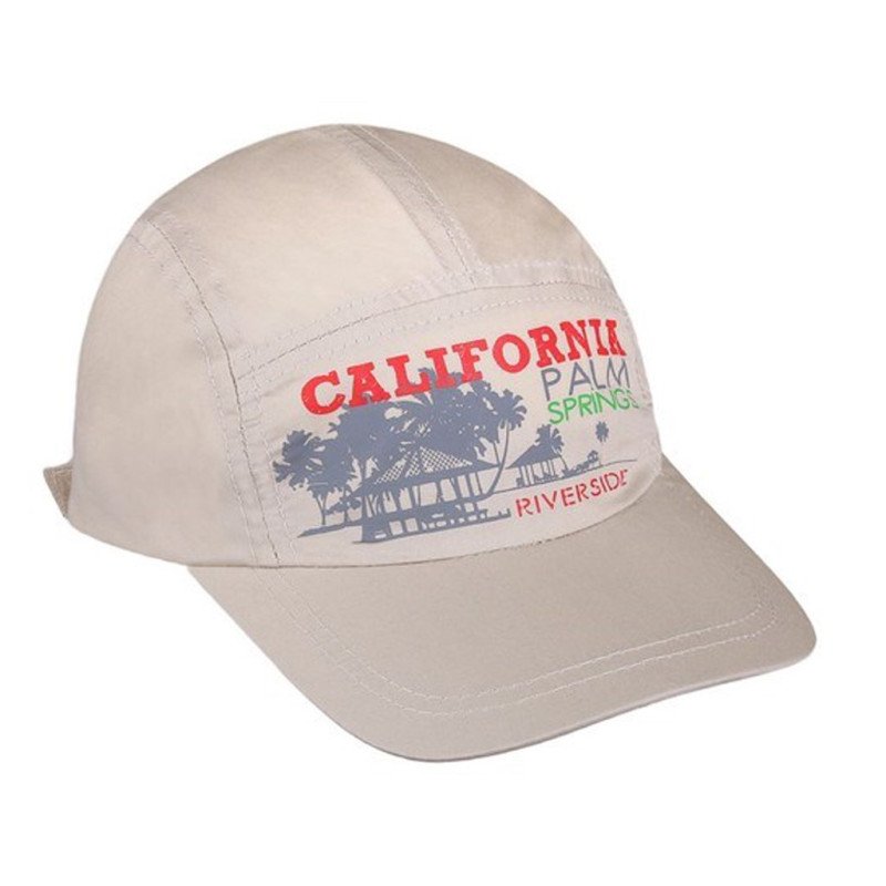 Letná detská šiltovka New Baby California bežová