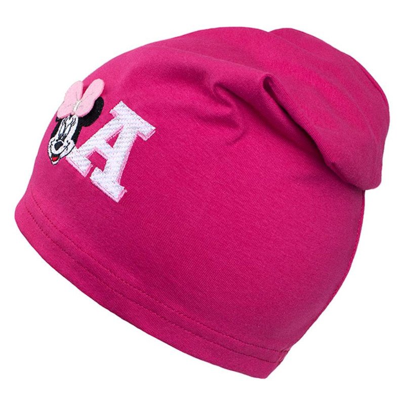 Jesenná detská čiapočka New Baby Minnie ružová