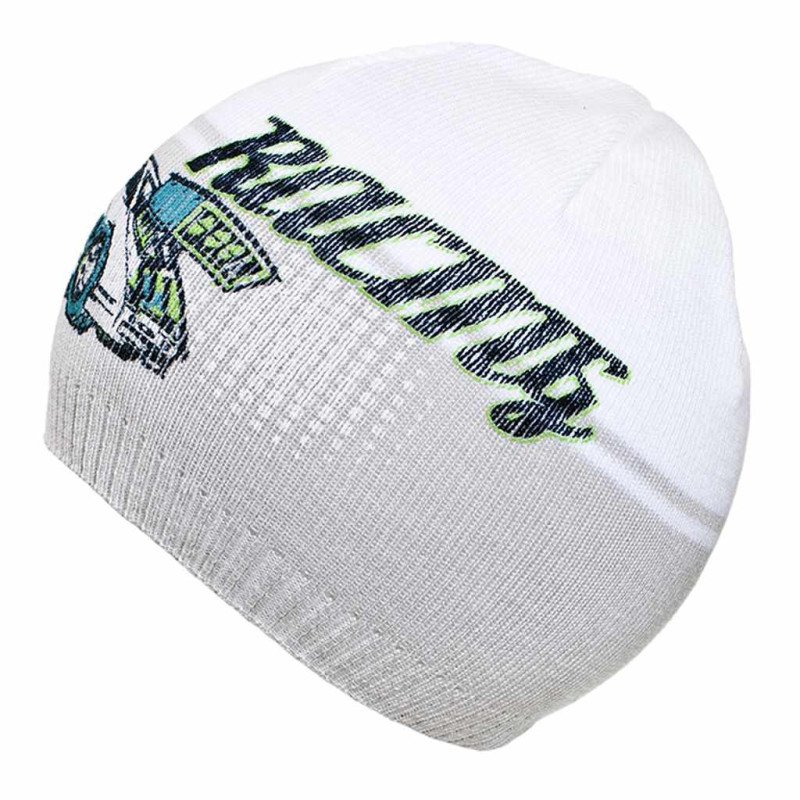 Jesenná detská čiapočka New Baby Racing sivá