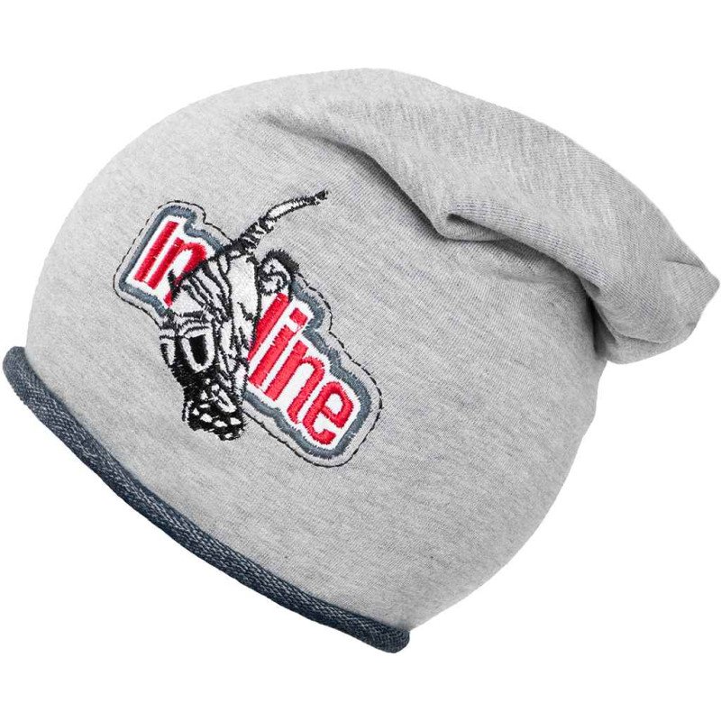 Jesenná detská čiapočka New Baby In-line tmavo sivá