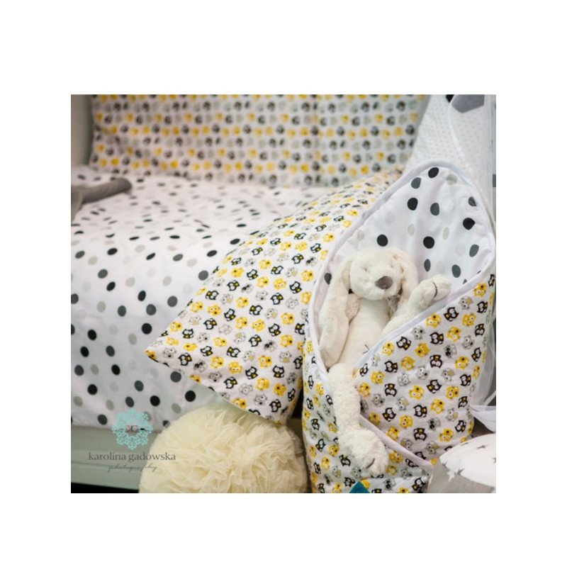 5-dielne posteľné obliečky Belisima Mačiatka 100/135 žluté