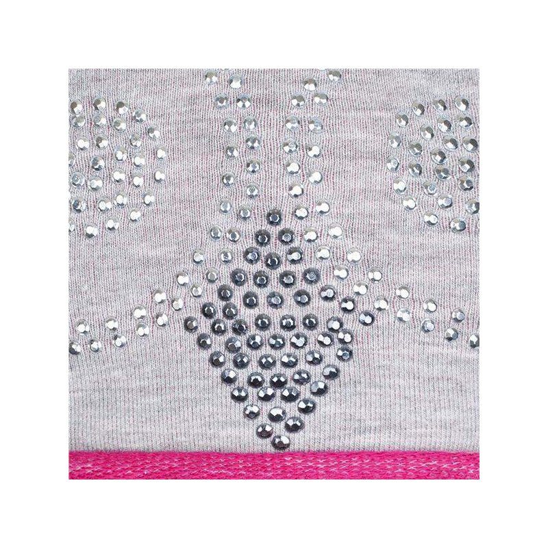 Jarná čiapočka New Baby sova sivo-ružová