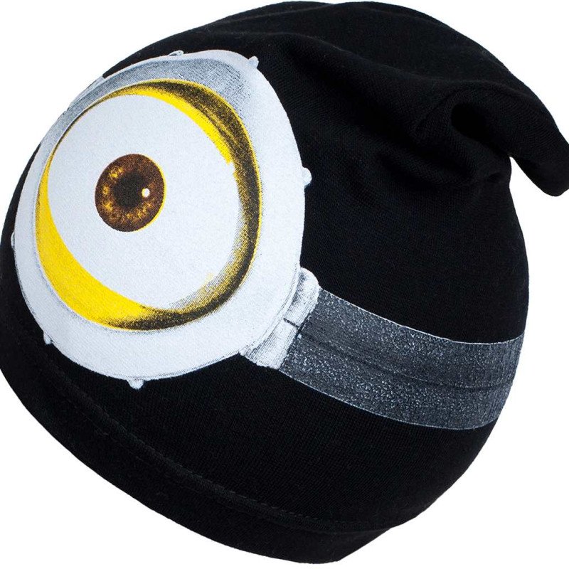 Jarná detská čiapočka New Baby mimoň čierná