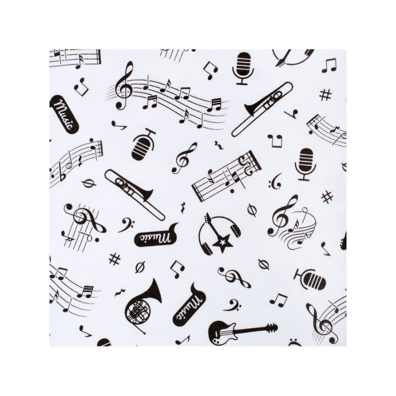 Dojčenská bavlnená čiapočka New Baby Music