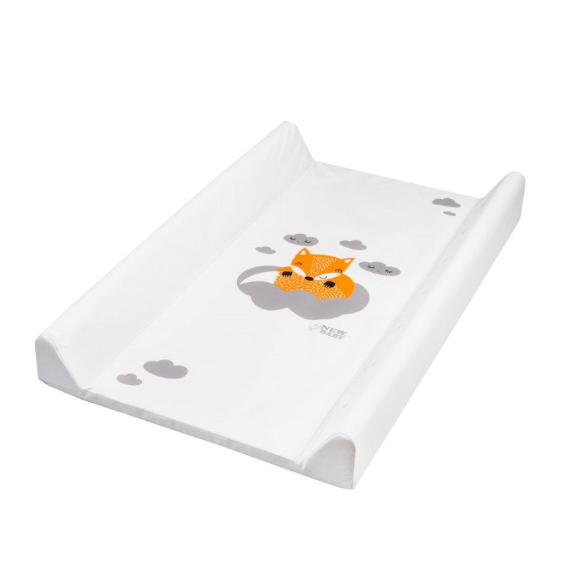 Prebaľovacia podložka New Baby Líška biela 80x50cm