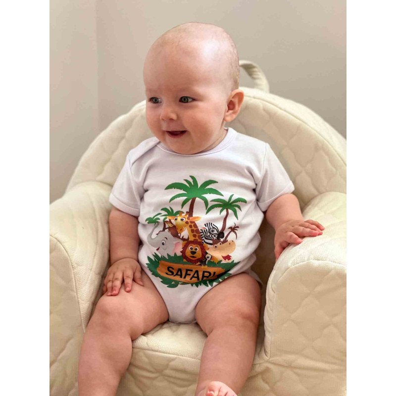 Body s potlačou New Baby SAFARI
