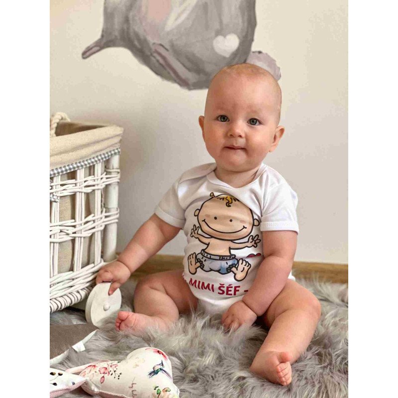 Body s potlačou New Baby MIMI ŠÉF