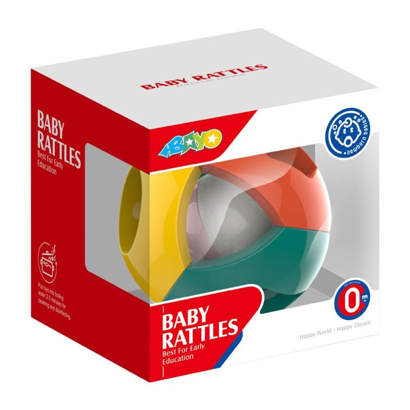 Hrkajúcá loptička Baby Mix