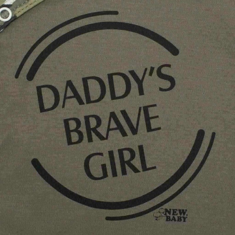 Dojčenský letný overal New Baby Army girl