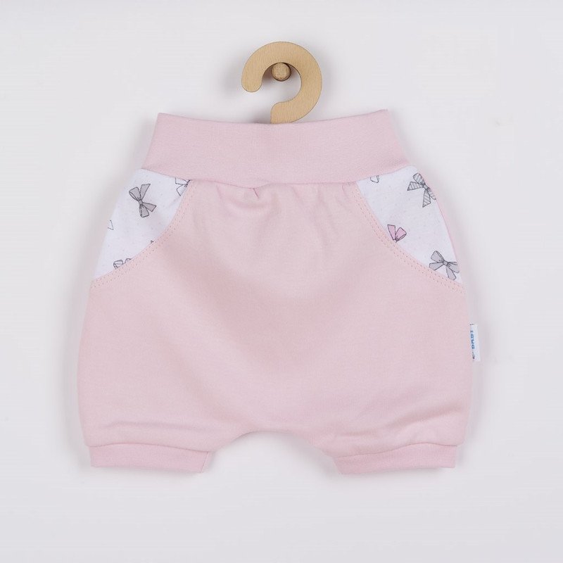 3-dielna letná bavlnená súprava New Baby Perfect Summer ružová
