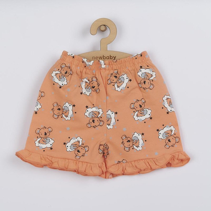Detské letné pyžamko New Baby Dream lososové