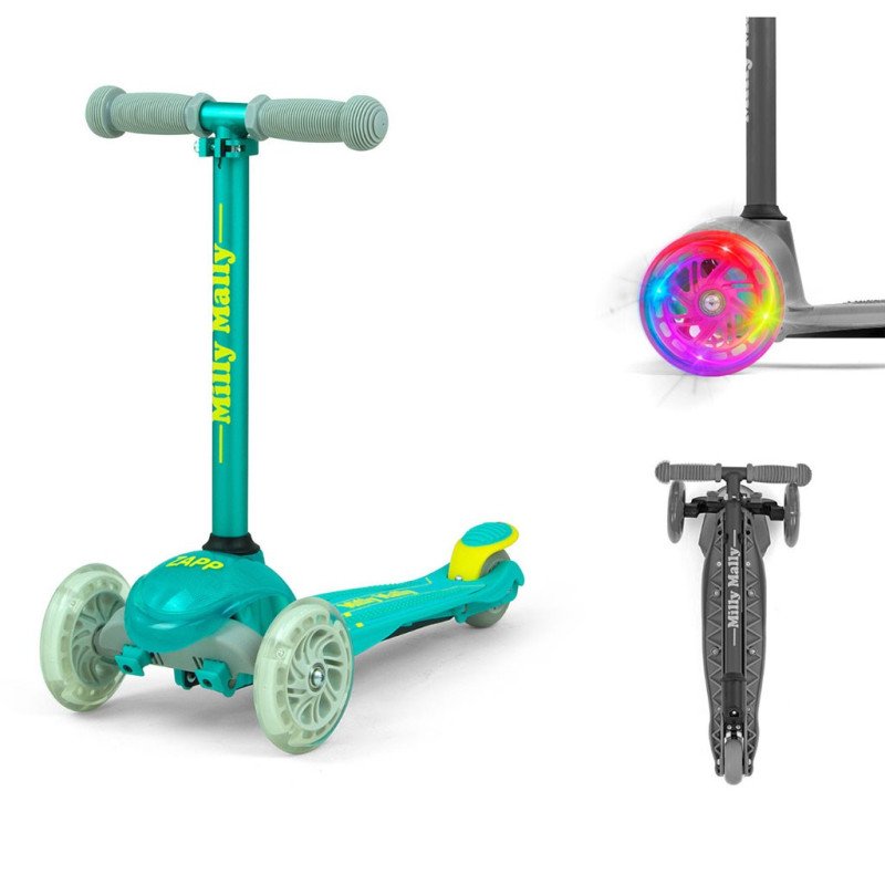 Detská kolobežka Milly Mally Scooter Zapp mint