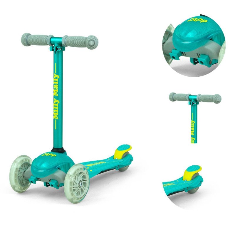 Detská kolobežka Milly Mally Scooter Zapp mint