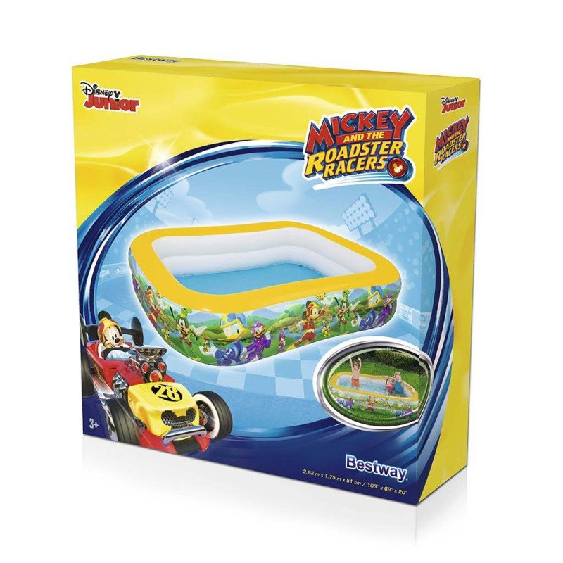 Detský nafukovací bazén Bestway Mickey Mouse Roadster rodinný