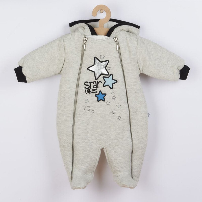 Zimná dojčenská kombinéza s kapucňou Koala Star Vibes modrá