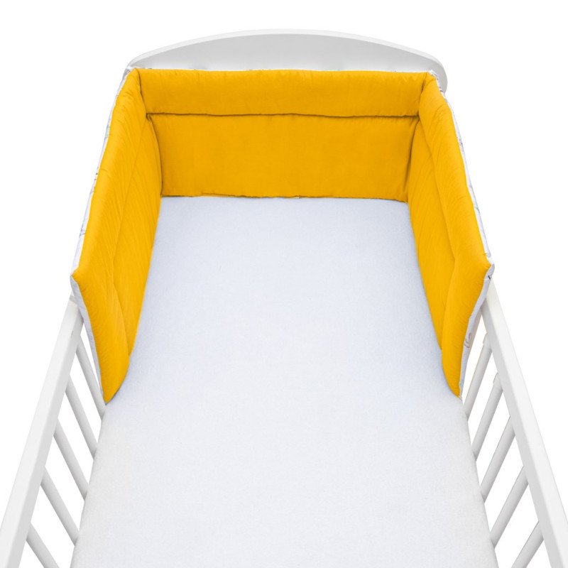 3-dielne posteľné obliečky New Baby 100/135 cm lama sivo-horčicové