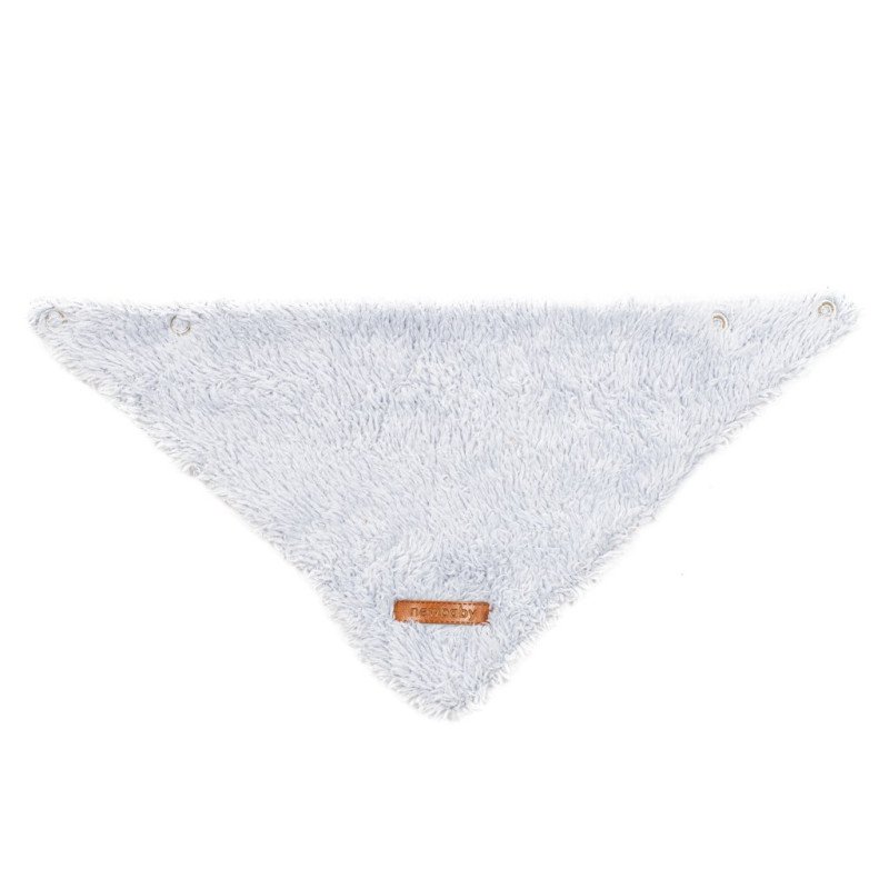 Zimná dojčenská čiapočka so šatkou na krk New Baby Teddy bear šedo ružová