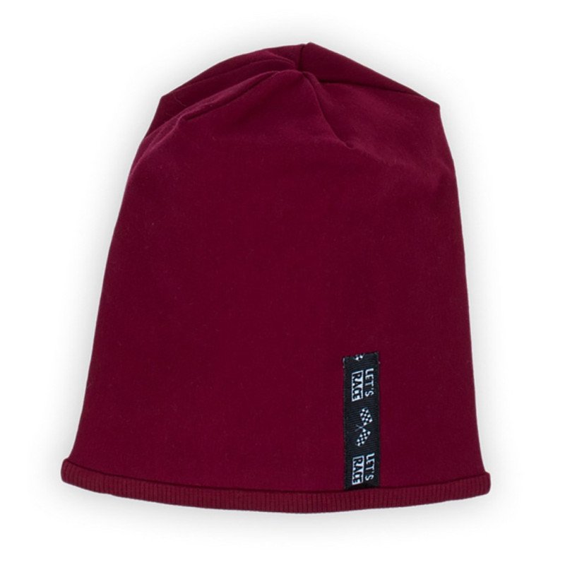 Dojčenská čiapočka Nicol Races bordó