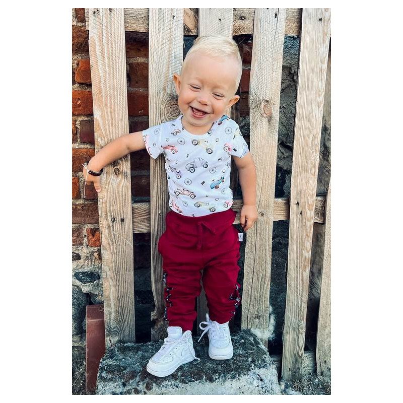 Dojčenské bavlnené tepláčky Nicol Races