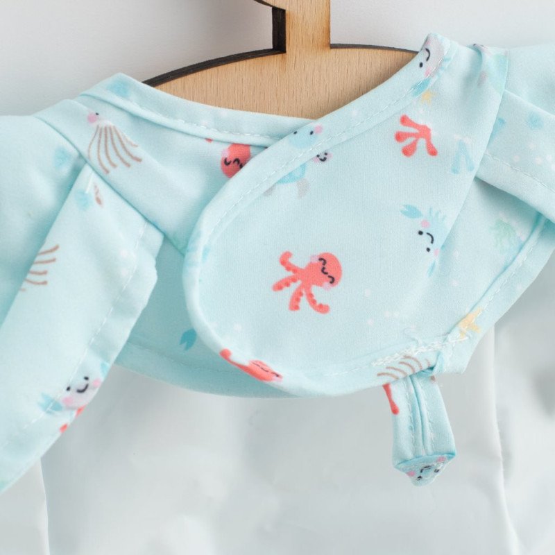 Luxusný podbradník New Baby 35x27 cm s volánikmi