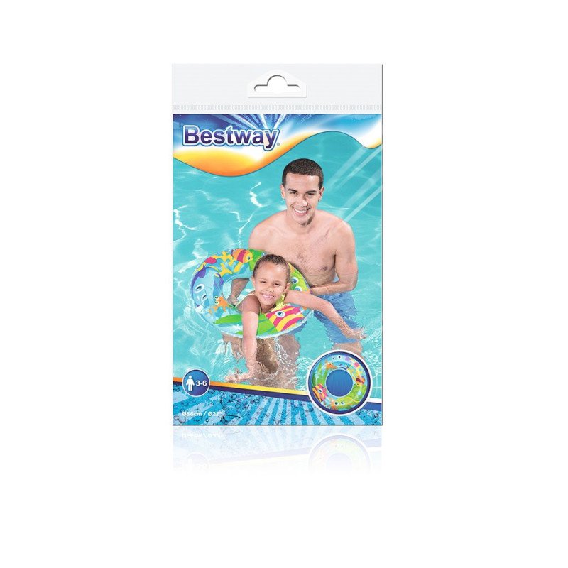 Detský nafukovací kruh Bestway Ryby 56 cm